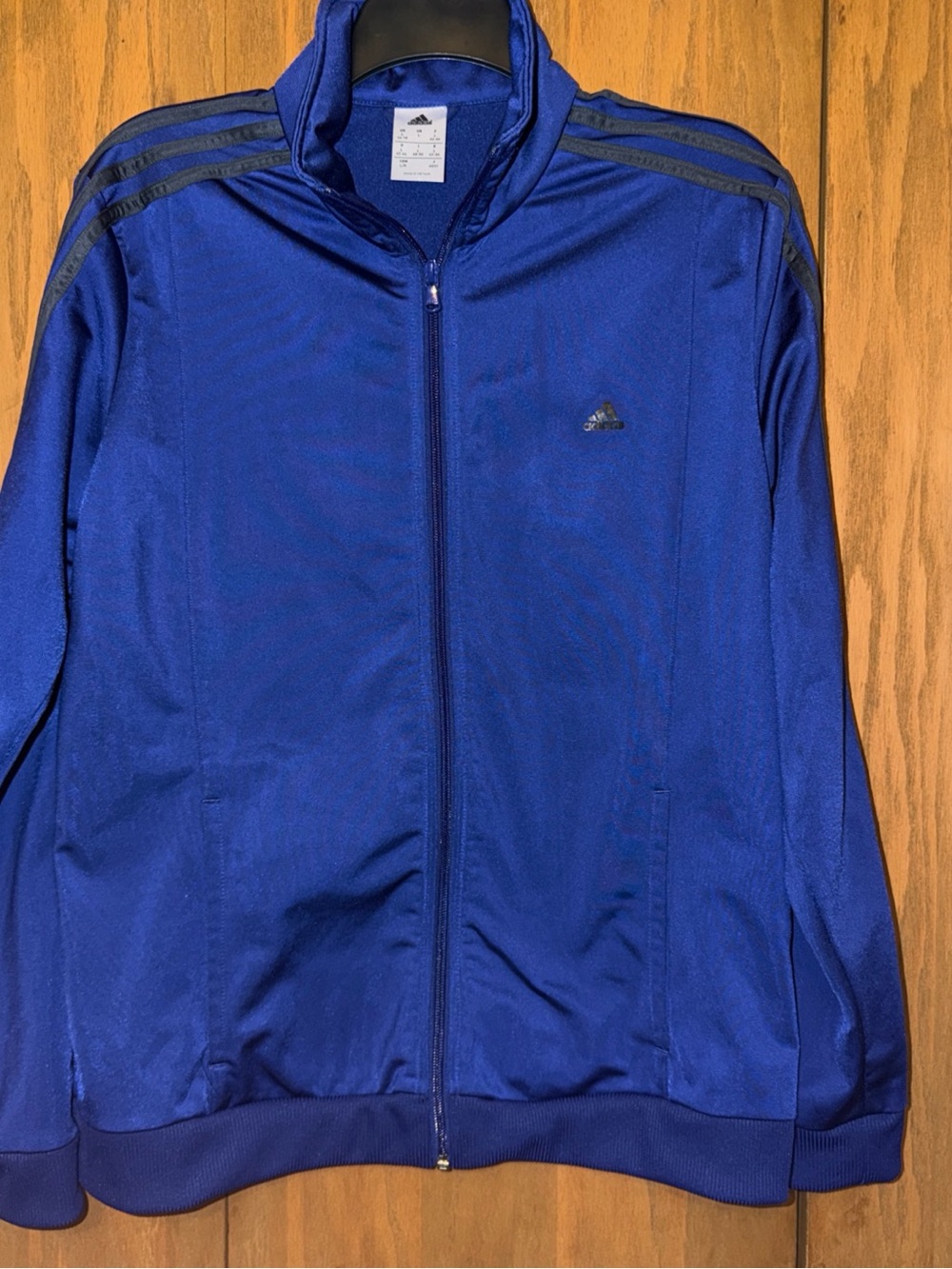 adidas purple  Full-Zip Performance Jacket Women Large